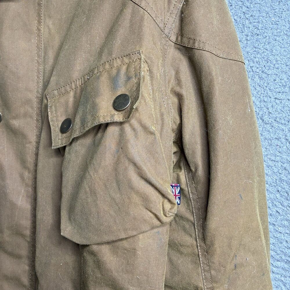 Vintage Richa Bonneville Motorcycles Waxed Jacket Men’s Medium Millerain Co - Picture 12 of 16